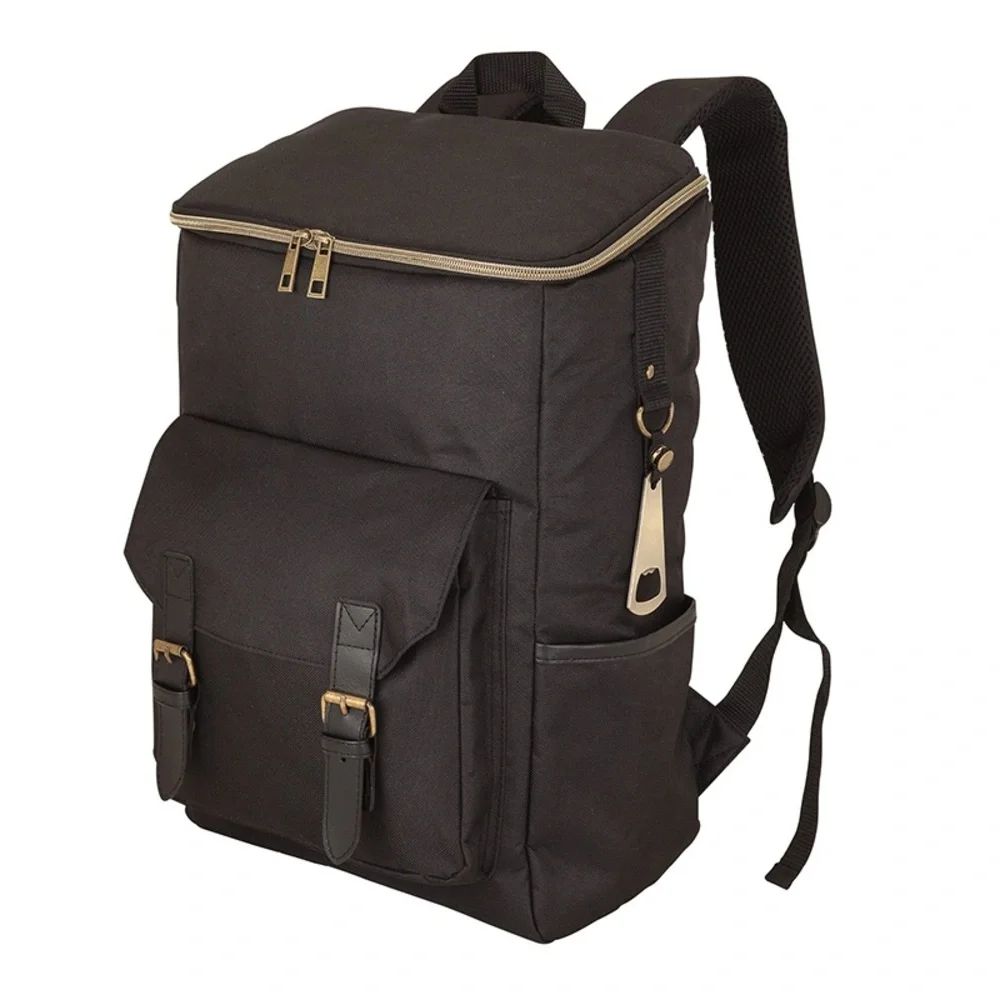 Logomark Highland 24-Can Backpack Cooler. Black NWOT